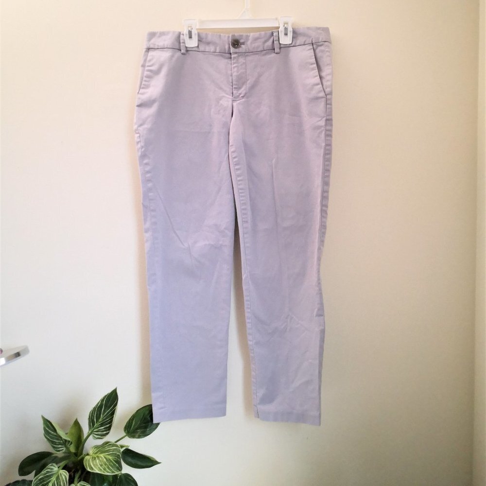 Eddie Bauer Cotton Pants Light Grey Size 8‎